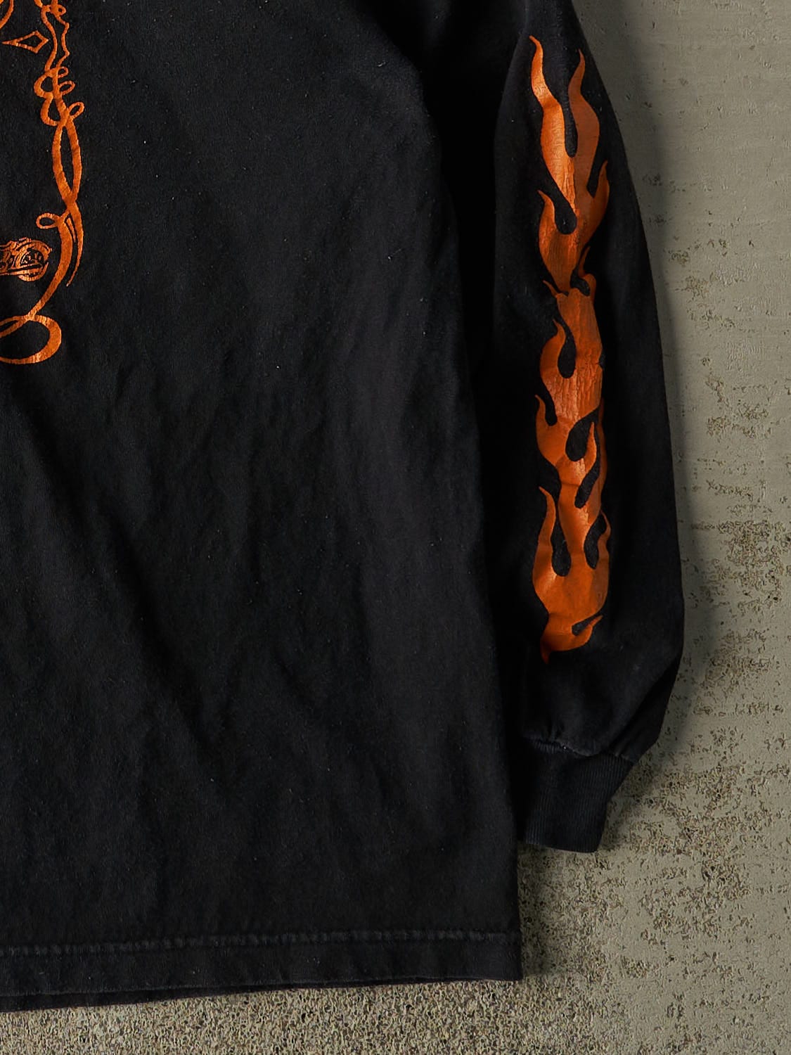 Vintage Y2K Black Friday the 13th Biker Long Sleeve (L)