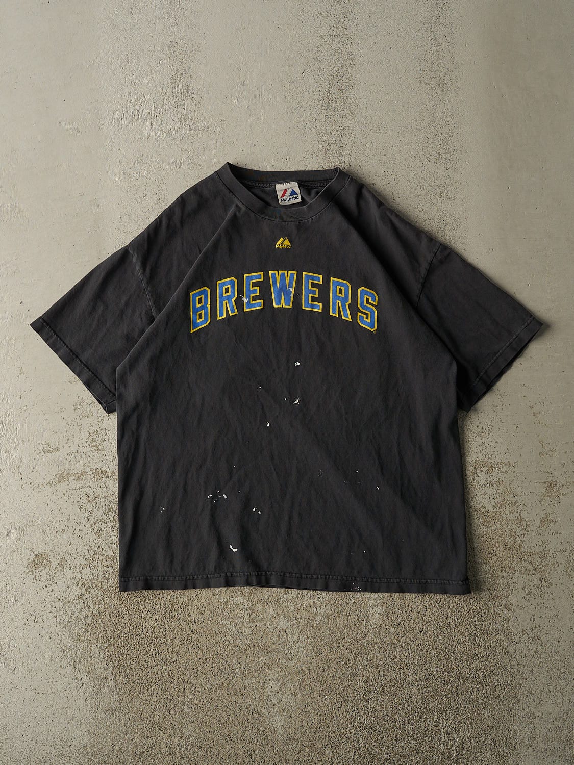 Vintage Y2K Black Milwaukee Brewers #23 Rickie Weeks Tee (L/XL)