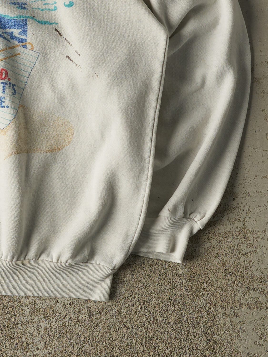 Vintage 80s White Labatt Crewneck (M/L)
