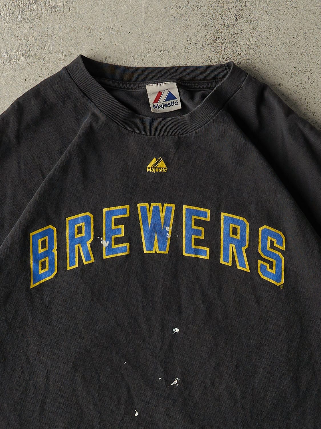 Vintage Y2K Black Milwaukee Brewers #23 Rickie Weeks Tee (L/XL)