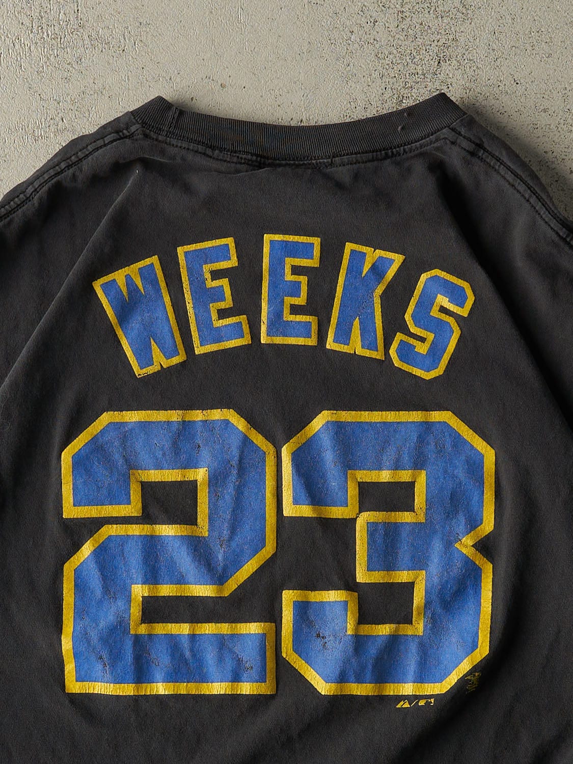 Vintage Y2K Black Milwaukee Brewers #23 Rickie Weeks Tee (L/XL)