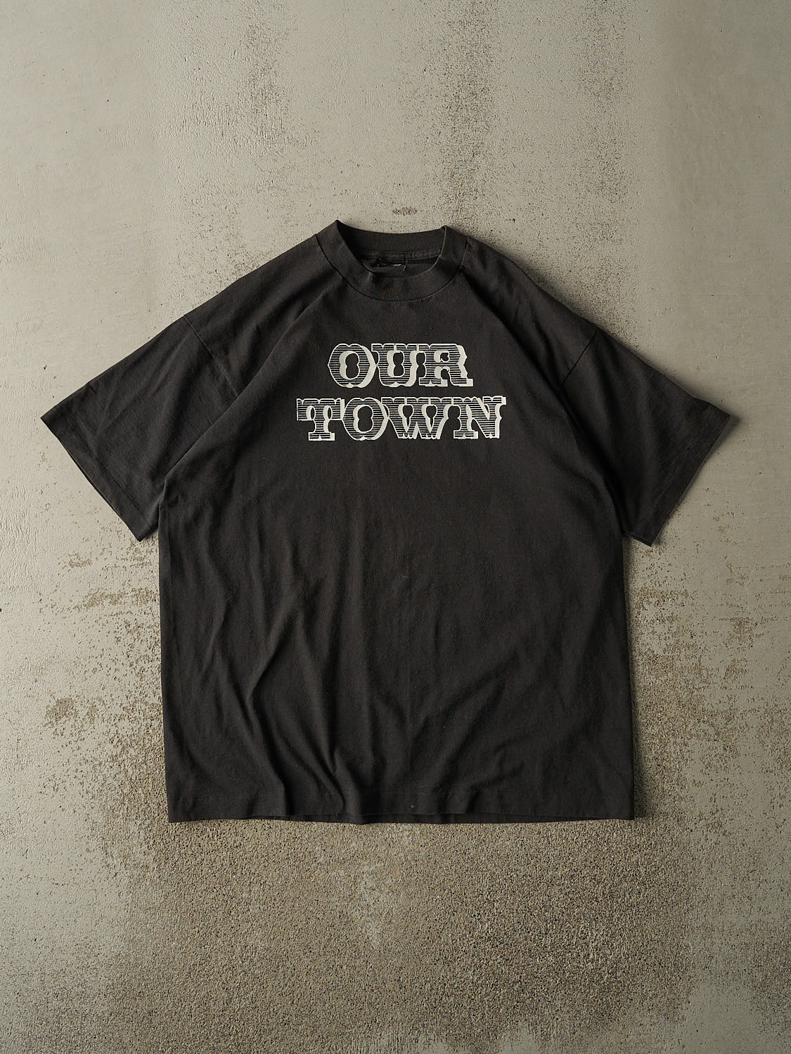 Vintage 94' Black "Our Town" Tee (XL)