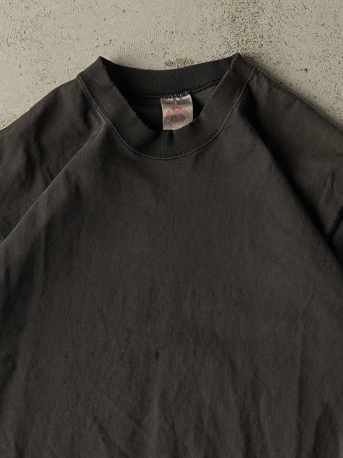 Vintage 90s Black Blank Tee (M/L)