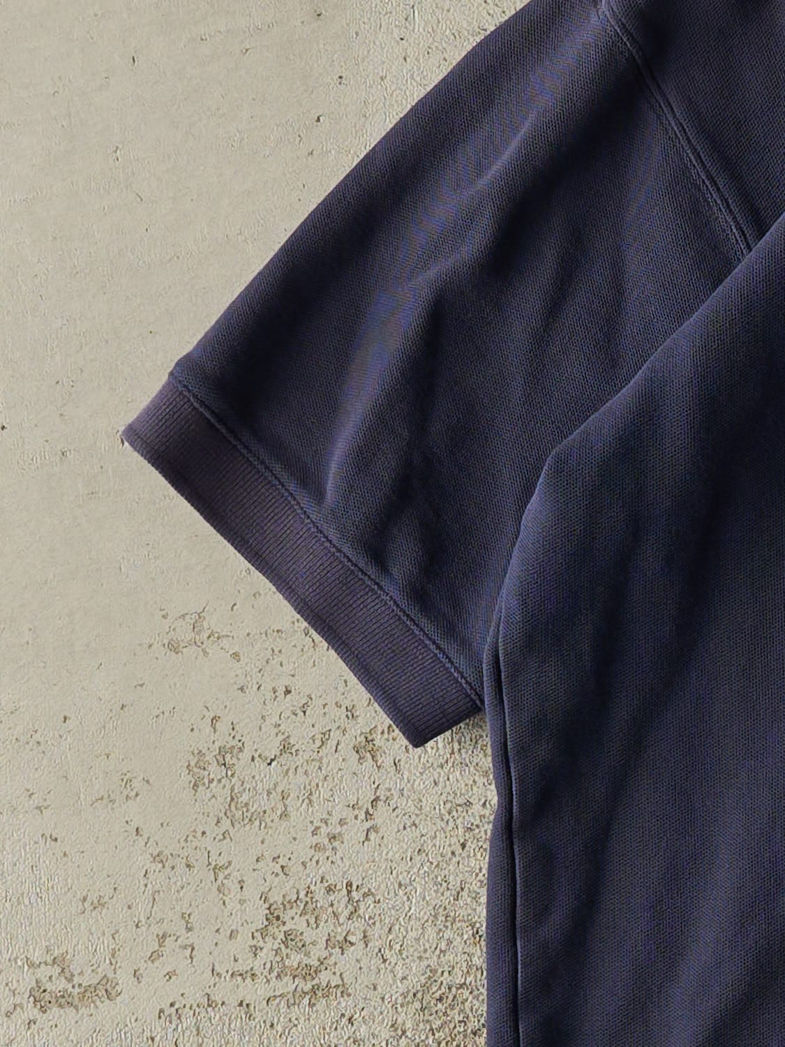 Vintage 90s Navy Blue Patagonia Quarter Button Tee (S/M)