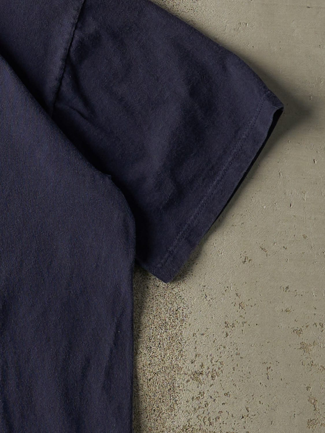 Vintage 90s Navy Blue Russell Athletic Blank Tee (XS/S)