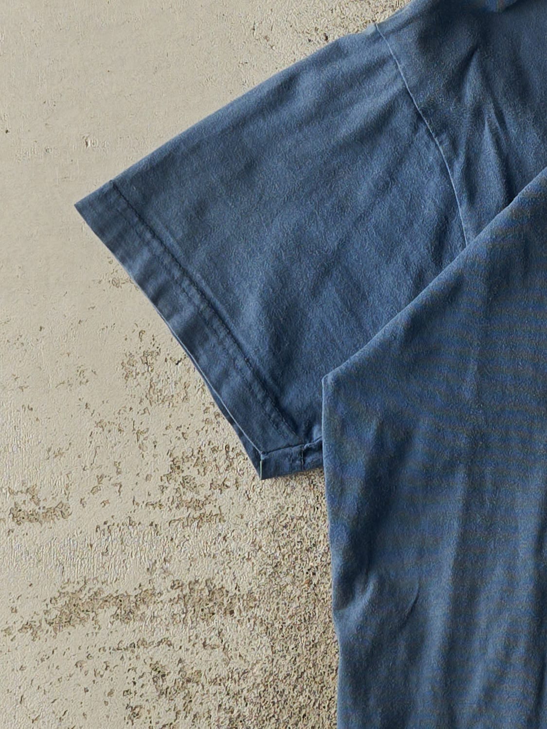 Vintage Y2K Blue Roots Swim Baby Tee (XS/S)