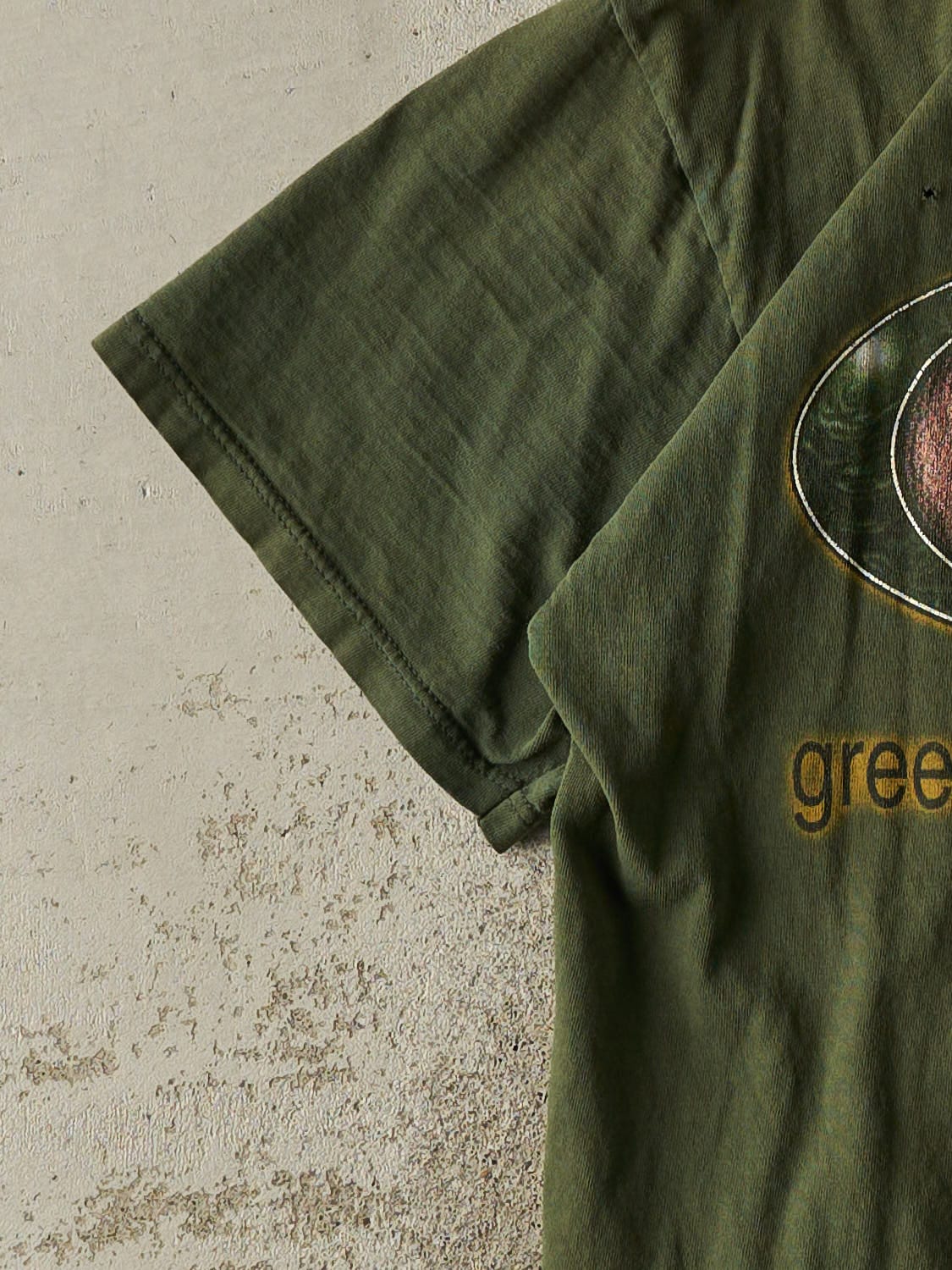 Vintage 90s Sun Faded Green Green Bay Packers Tee (M/L)