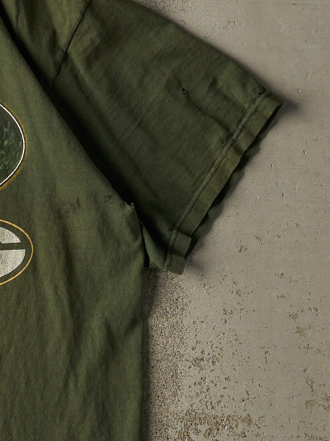 Vintage 90s Sun Faded Green Green Bay Packers Tee (M/L)