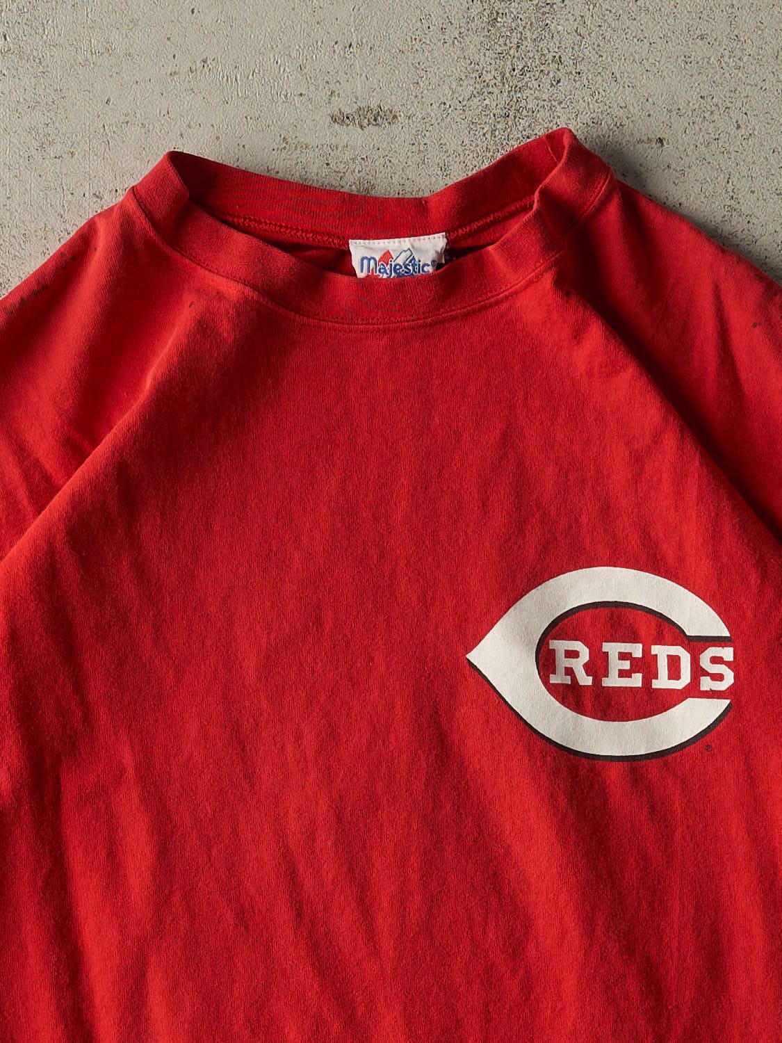 Vintage 90s Red Cincinnati Reds #30 Ken Griffey Player Tee (S/M)