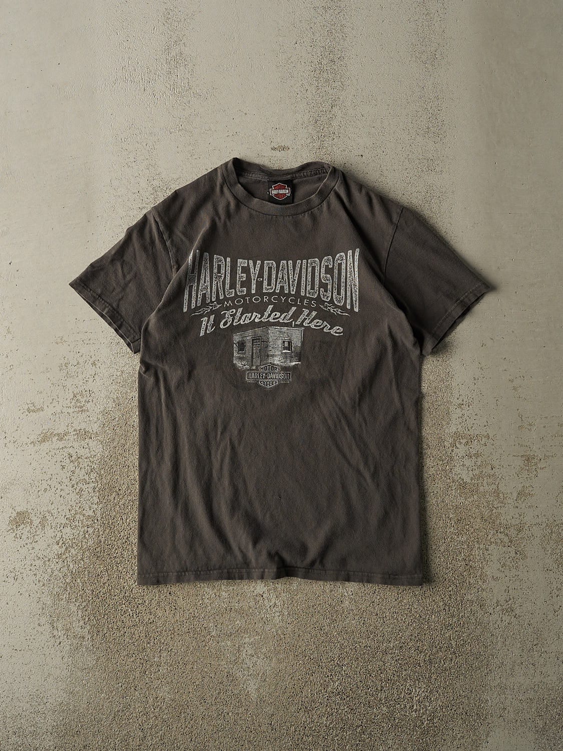 16' Charcoal Grey Harley Davidson Saguenay Quebec Tee (XS/S)