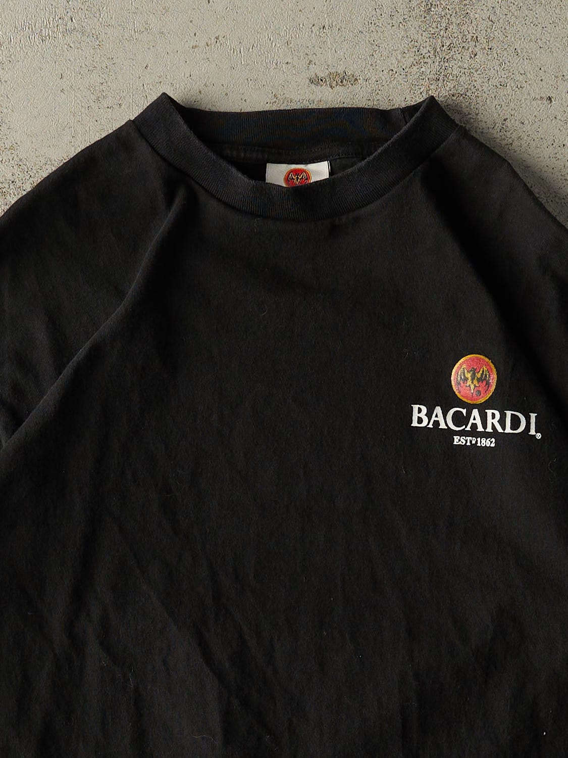 Vintage 90s Black Bacardi Tee (S/M)