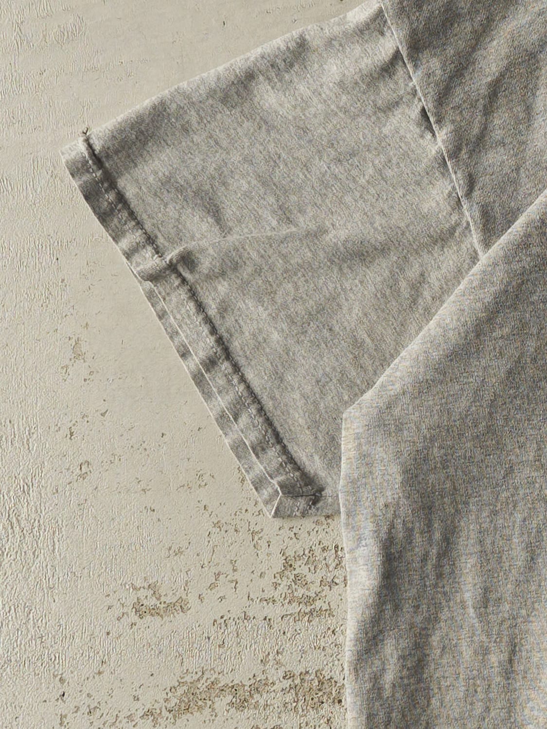 Vintage Y2K Grey "Good Ideas" Slogan Tee (XL)