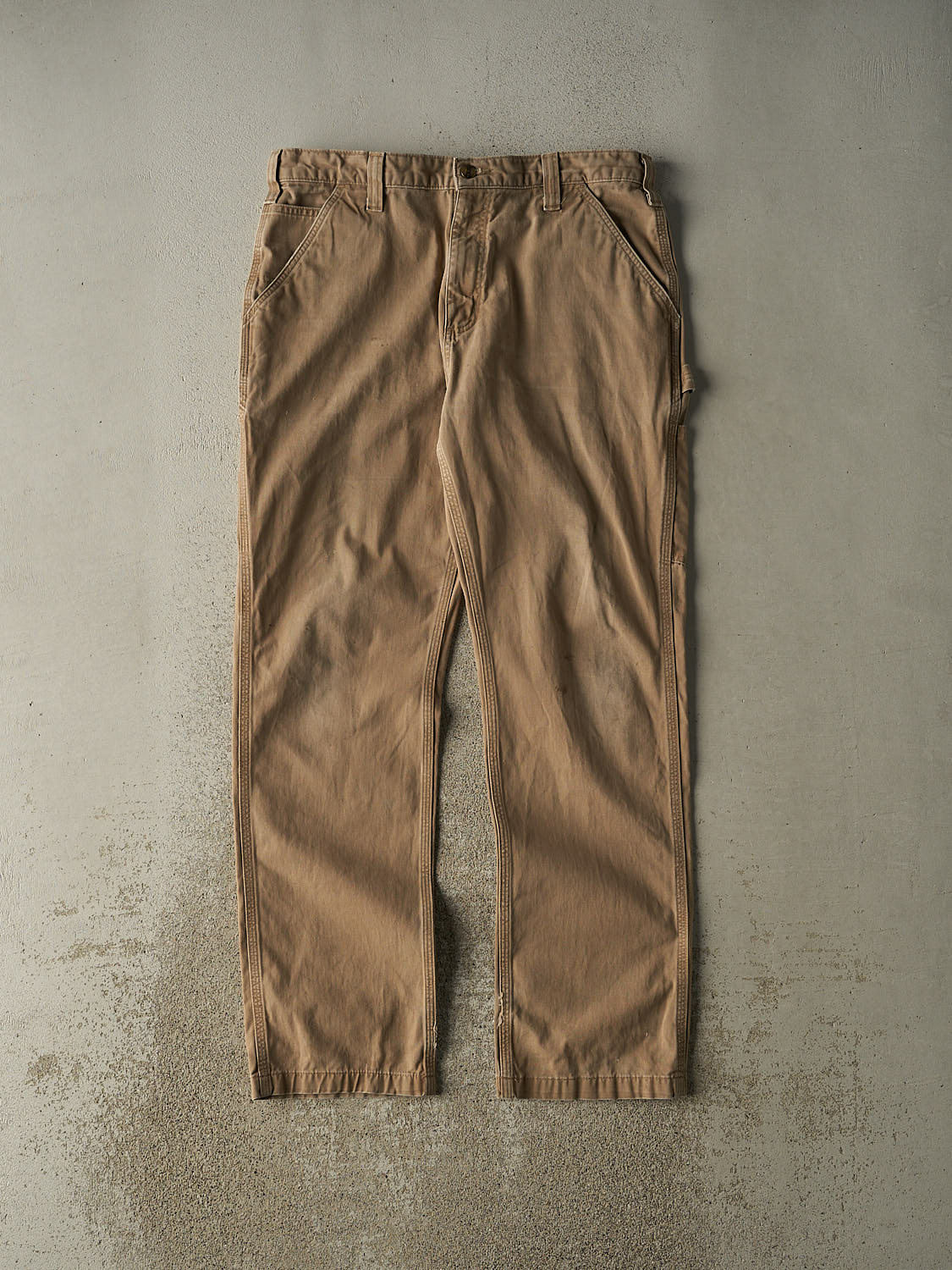 Vintage Y2K Beige Carhartt Carpenter Pants (35x33)