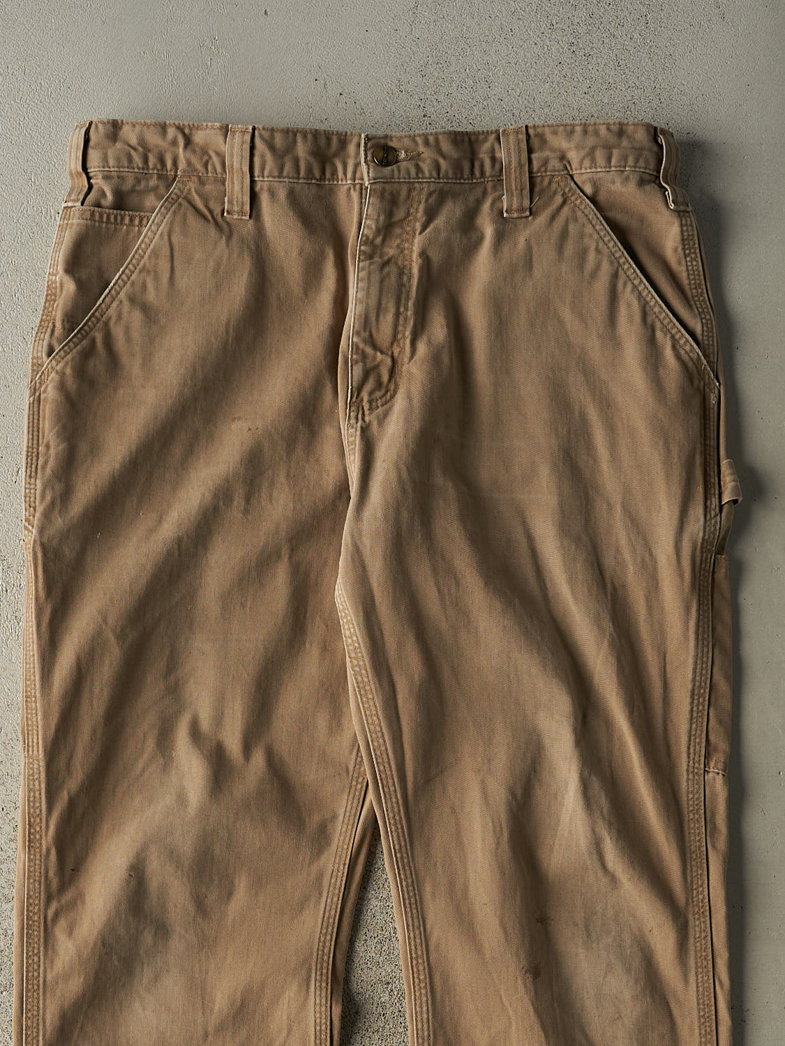 Vintage Y2K Beige Carhartt Carpenter Pants (35x33)