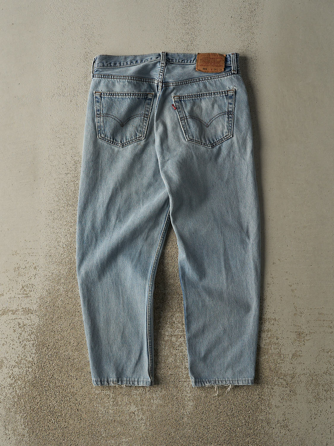 Vintage 90s Light Wash Levi's 501 Jeans (31x25.5)