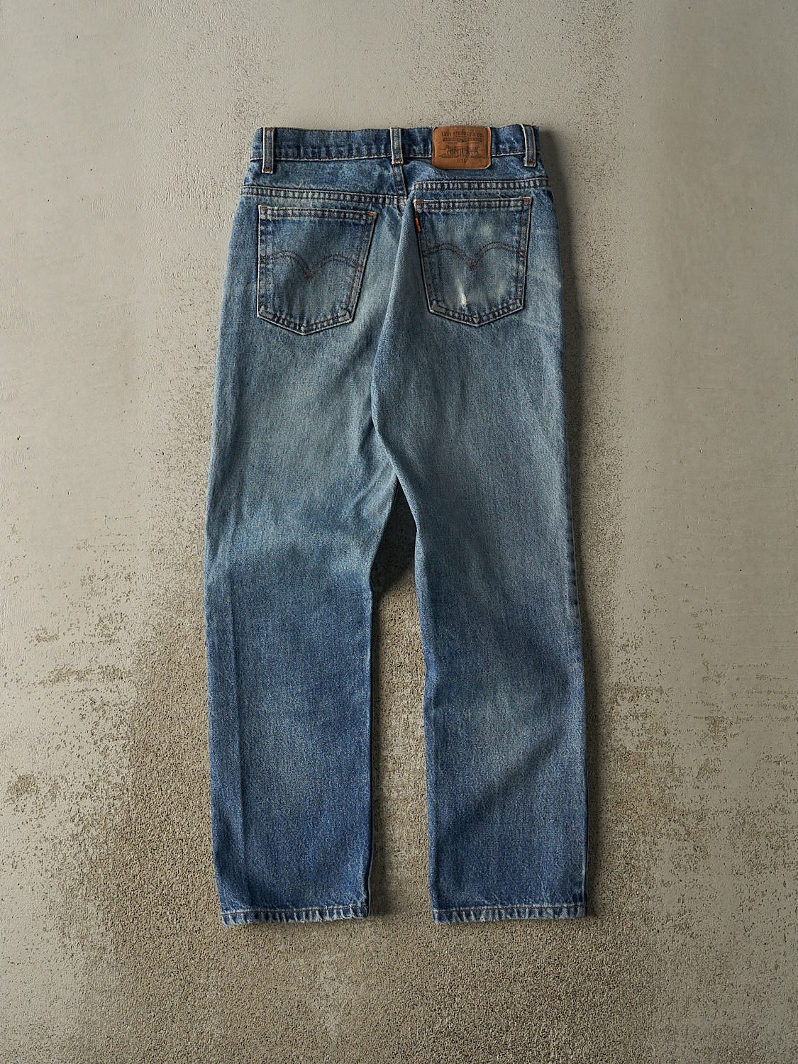 Vintage 80s Mid Wash Levi's 619 Orange Tab Jeans (28x29)
