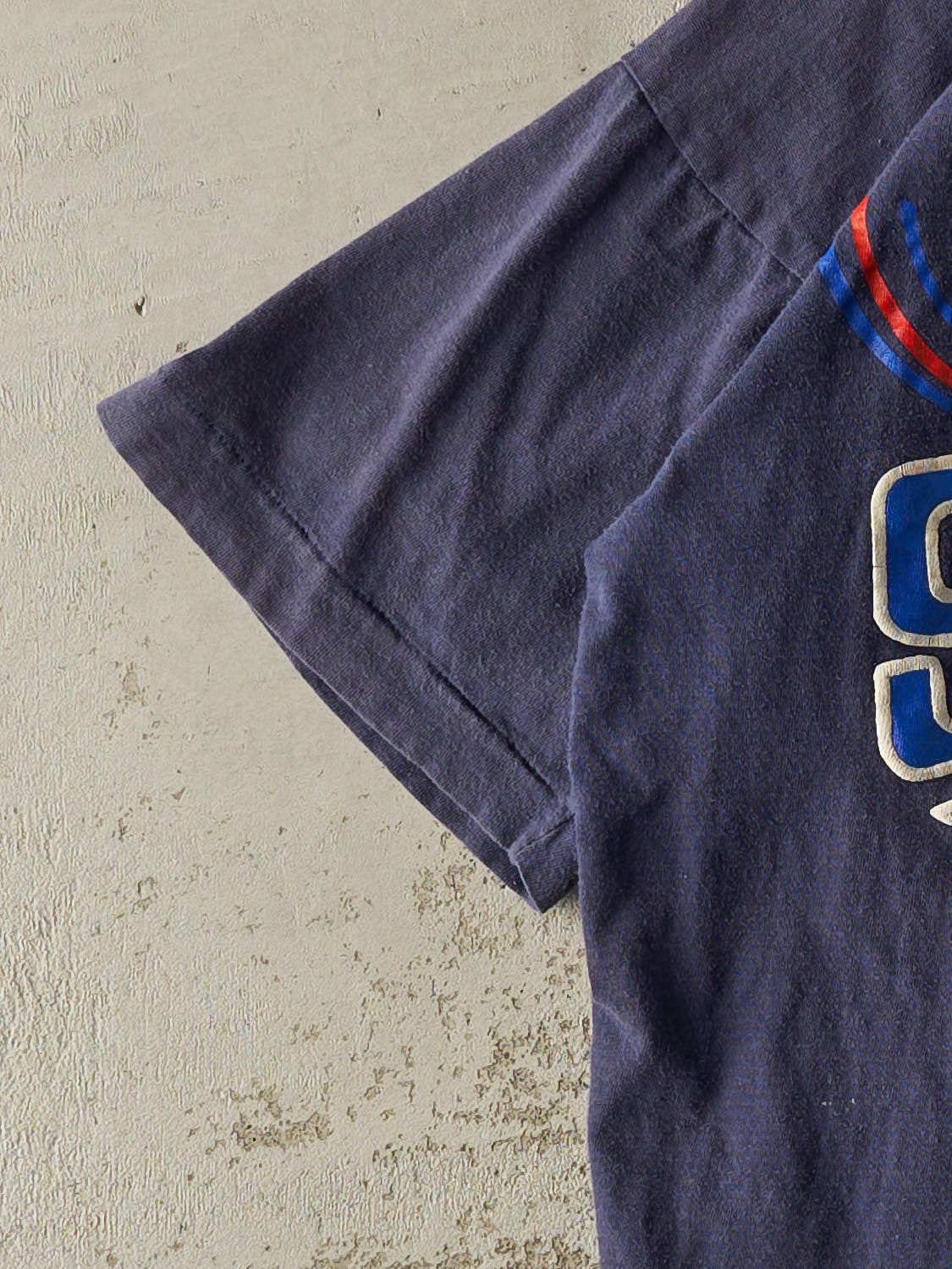 Vintage 90s Navy Blue Coors Slo-Pitch Single Stitch Tee (L/XL)