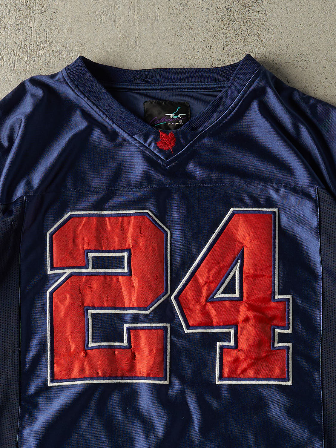 Vintage Y2K Navy Blue Molson Canadian Football Jersey (XXL/XXXL)