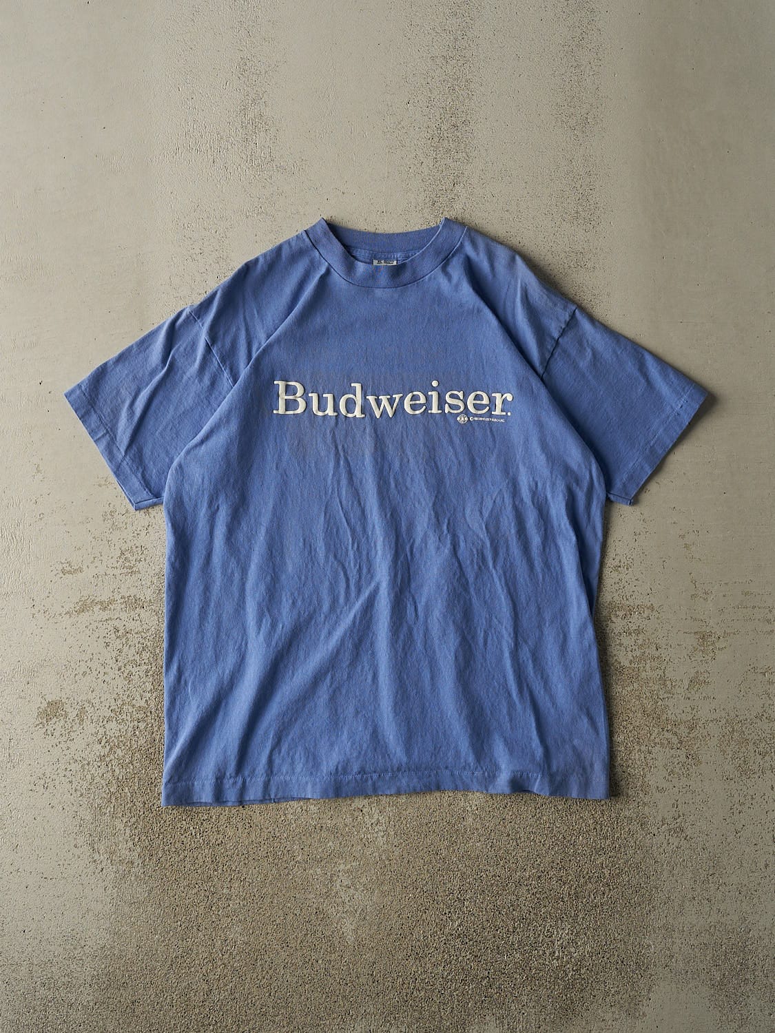 Vintage 93' Baby Blue Budweiser Tee (L/XL)
