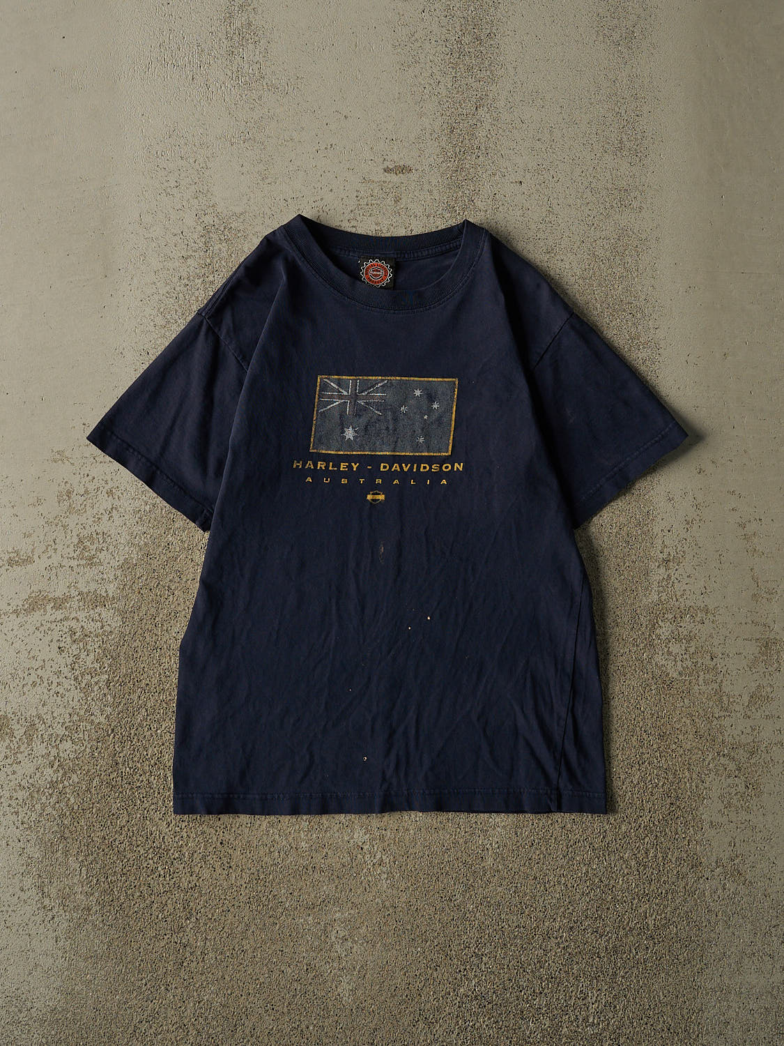Vintage Y2K Navy Blue Harley Davidson Australia Tee (S)