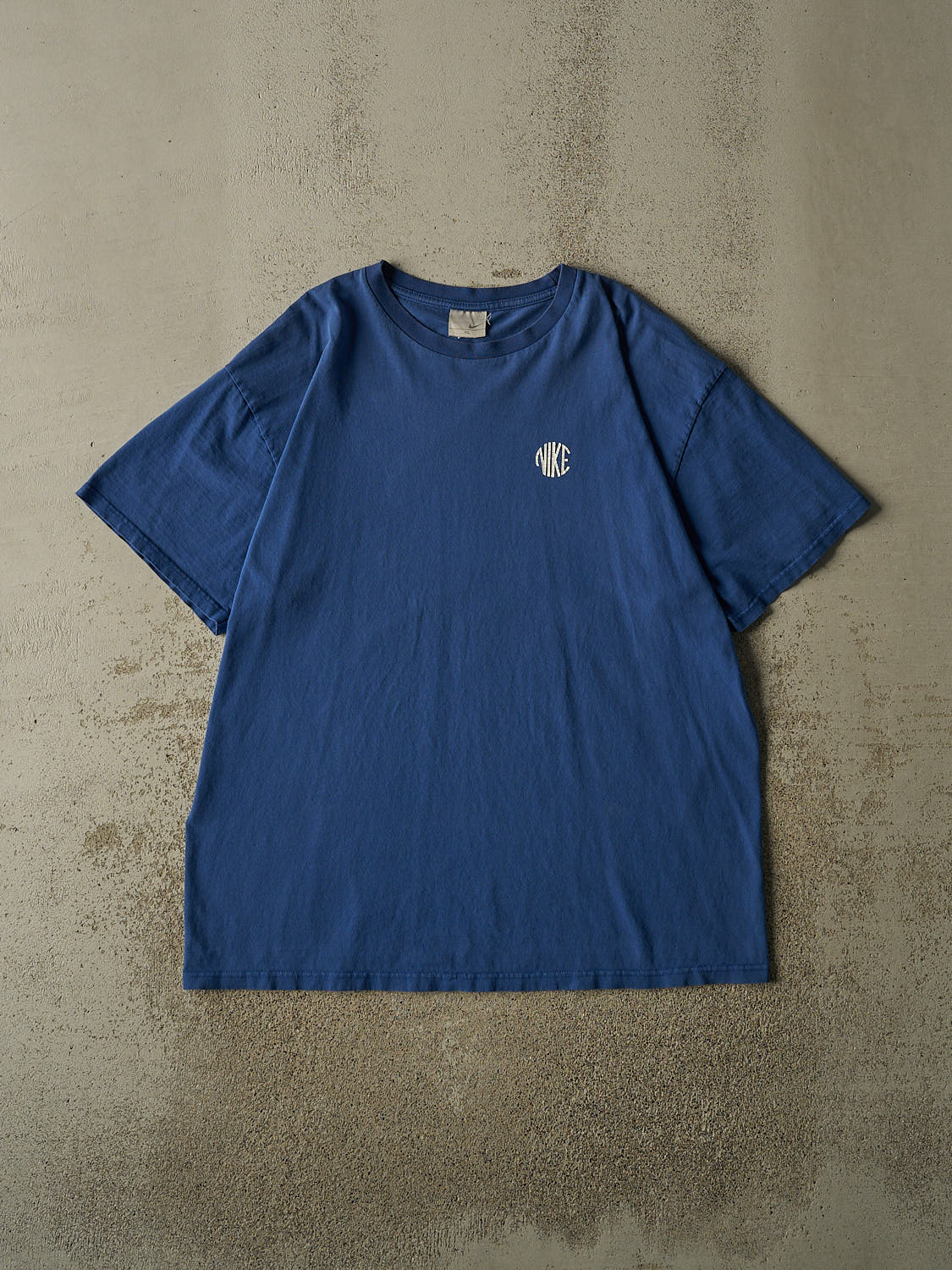 Vintage Y2K Blue Nike Logo Tee (XL/XXL)