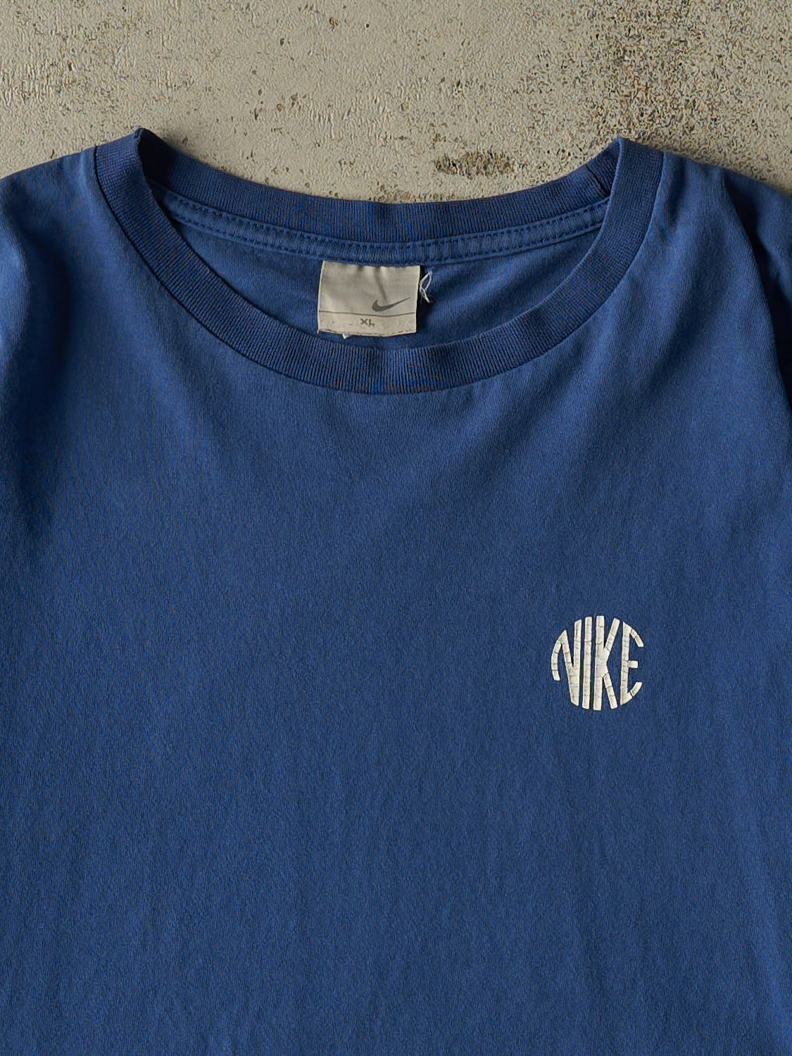 Vintage Y2K Blue Nike Logo Tee (XL/XXL)