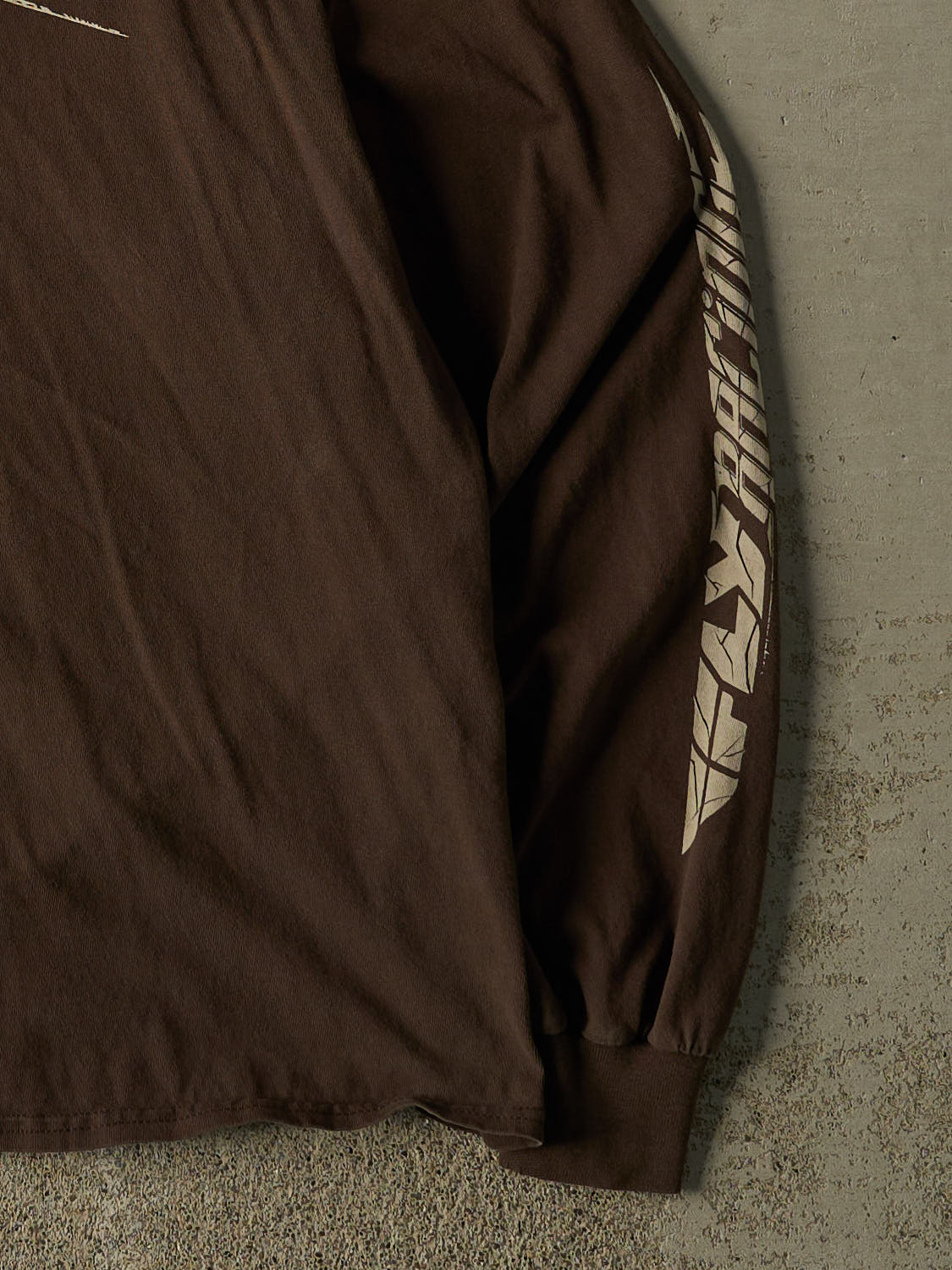 Vintage Y2K Brown Fly Racing Long Sleeve (XL)
