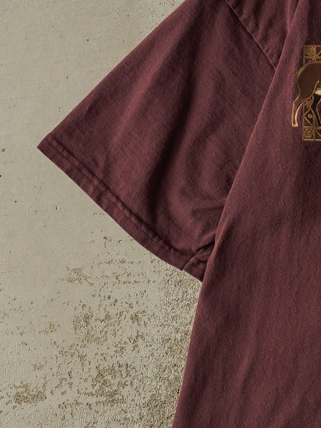 Vintage 90s Burgundy Banff Animal Tee (L/XL)