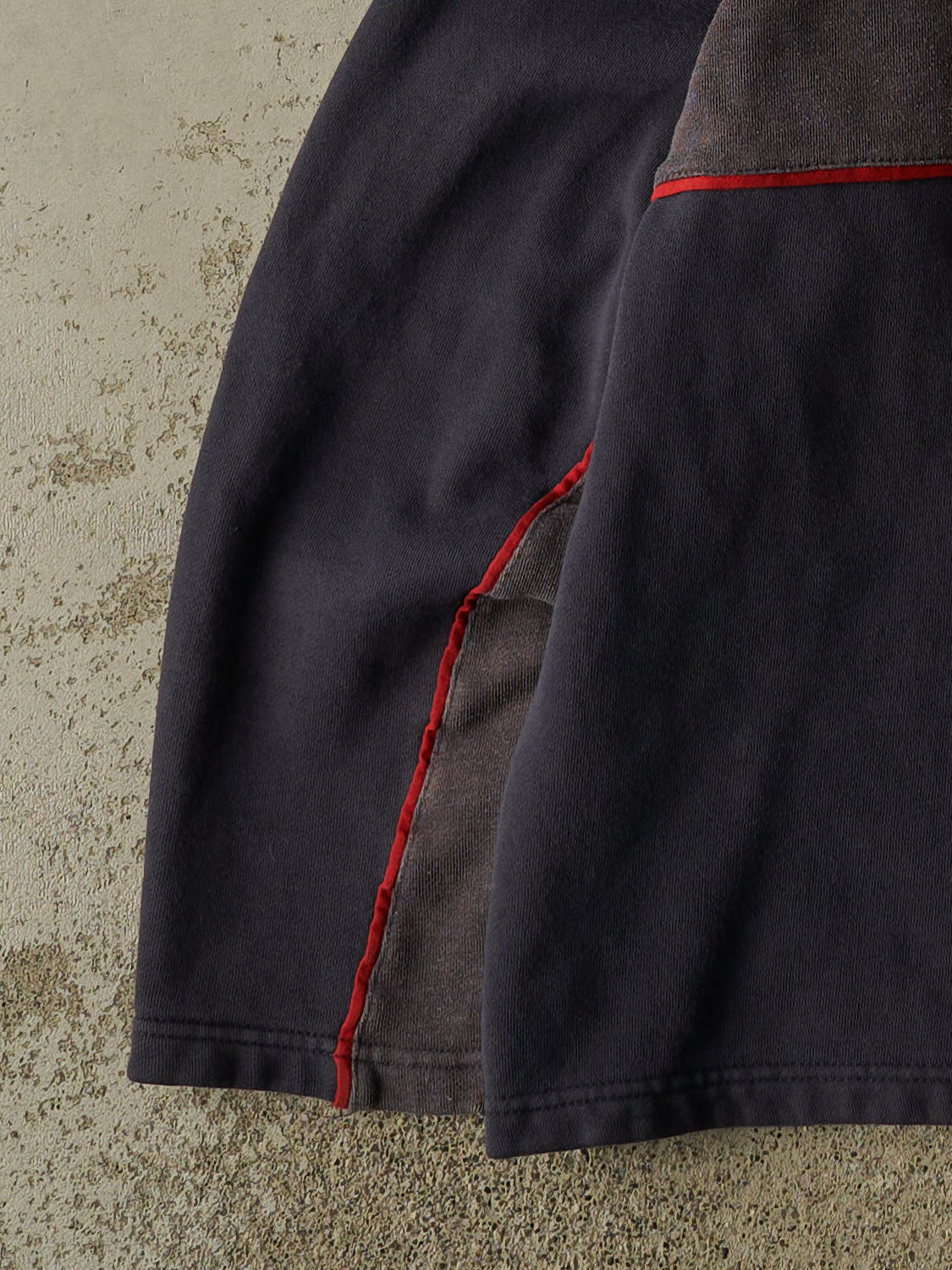 Vintage 90s Navy Blue Fila Quarter Zip Sweater (S/M)