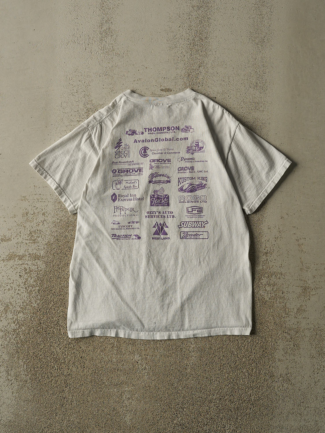 Vintage 03' Beige Grove Cruise Car Tee (M)