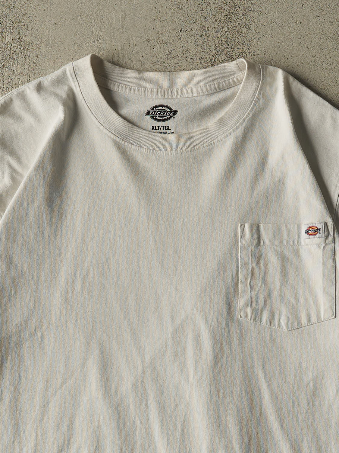 Vintage Y2K White Dickies Pocket Tee (XL)