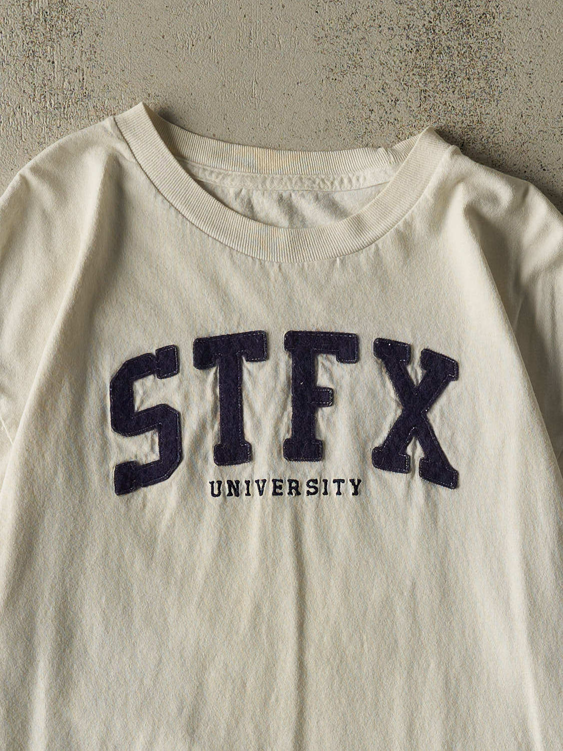 Vintage 90s White STFX University Tee (M/L)