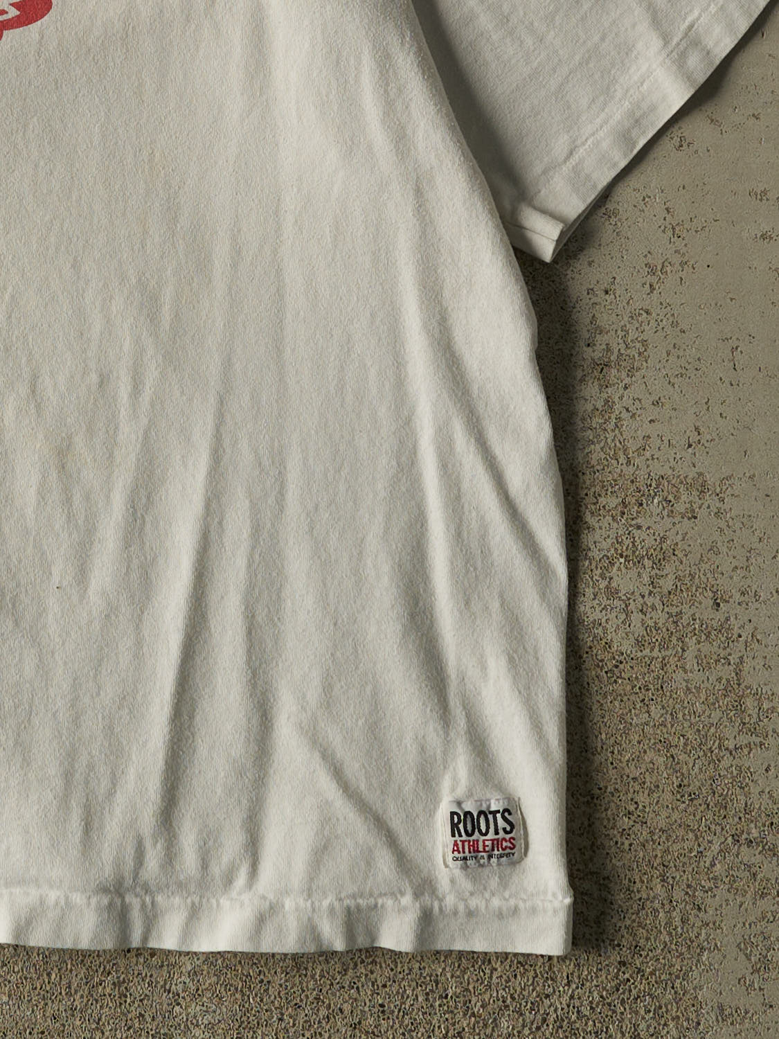 Vintage 90s White Detroit Red Wings Tee (L)
