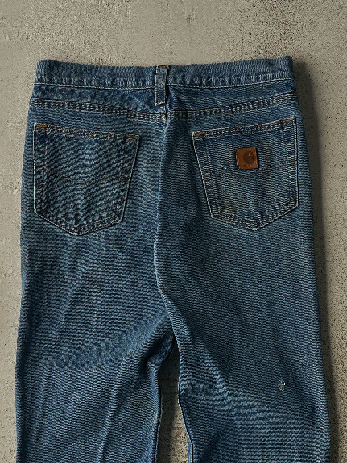 Vintage 90s Mid Wash Carhartt Jeans (31x31.5)
