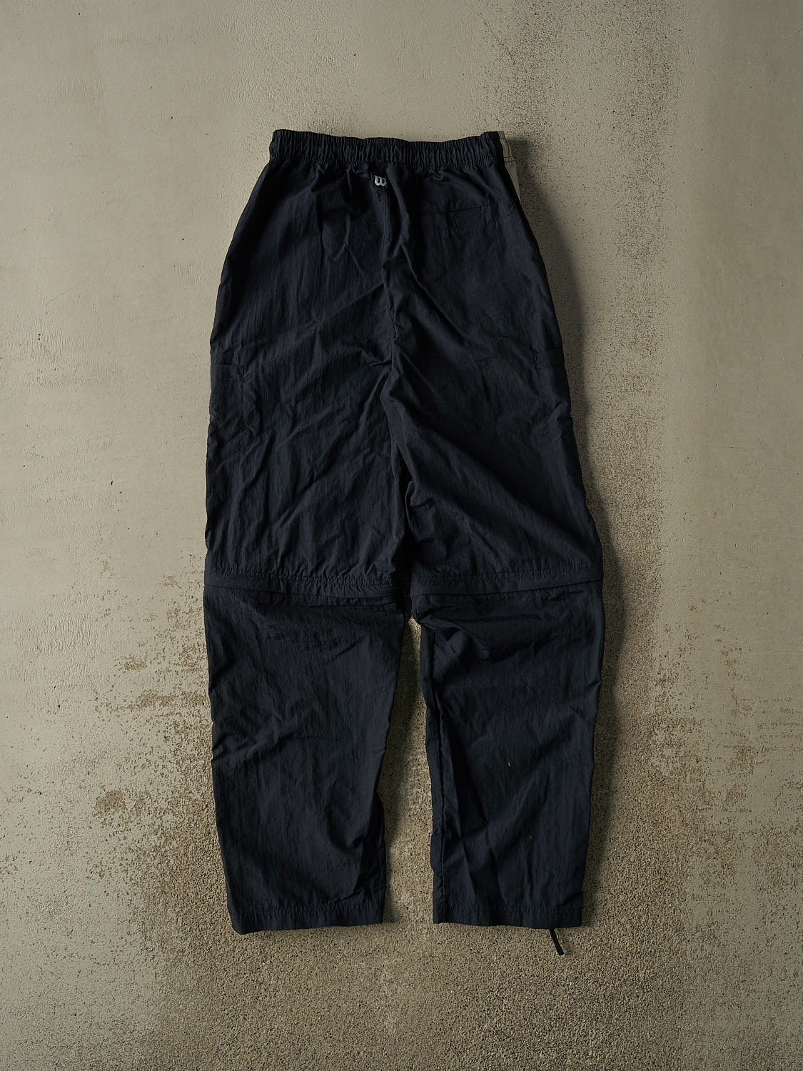 Vintage 90s Navy Blue Wilson Zip Off Track Pants (28x31)