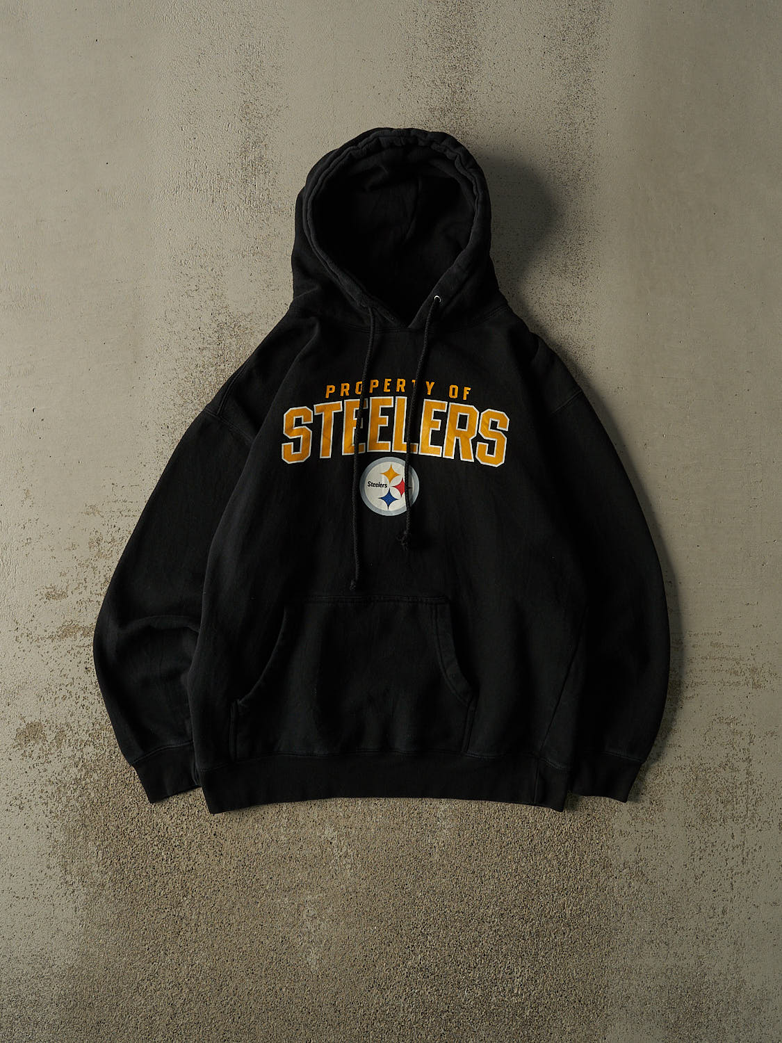 Vintage Y2K Black Pittsburgh Steelers Hoodie (M/L)