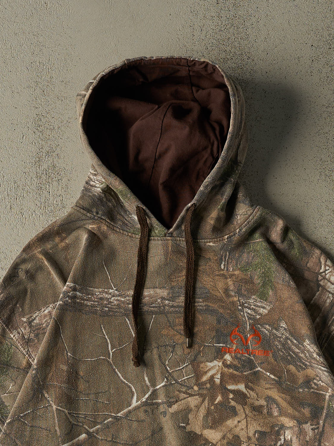 Vintage Y2K Camo Realtree Logo Hoodie (XXL)