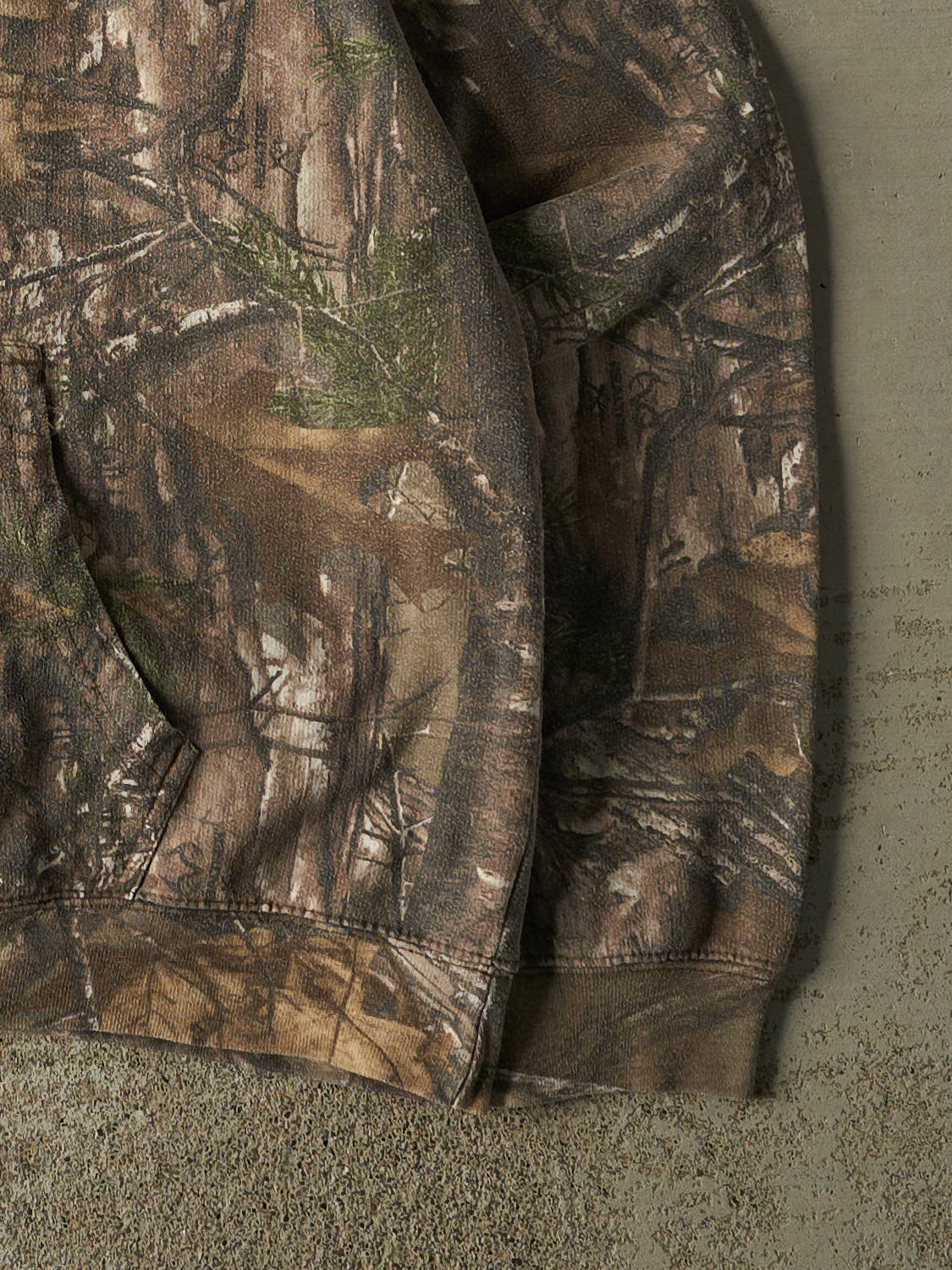Vintage Y2K Camo Realtree Logo Hoodie (XXL)