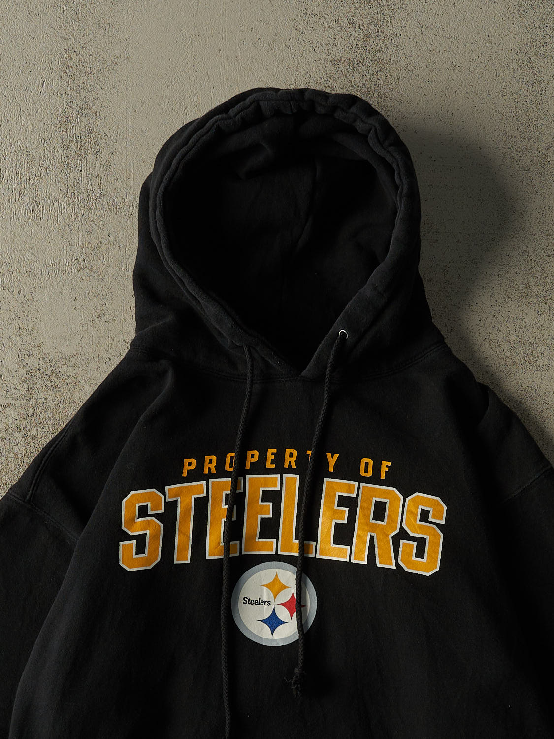Vintage Y2K Black Pittsburgh Steelers Hoodie (M/L)