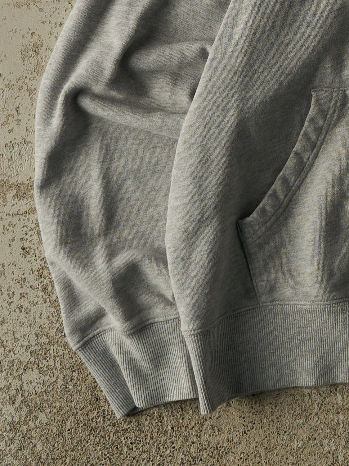 Vintage 90s Grey Russell Athletic Embroidered Hoodie (XS)
