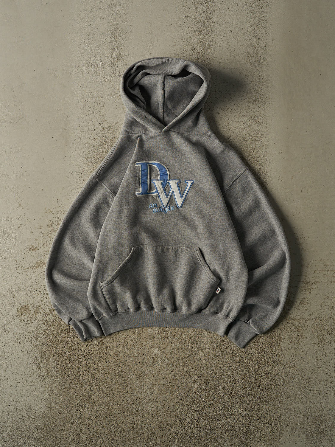 Vintage 90s Grey Russell Athletic DW Hoodie (S/M)