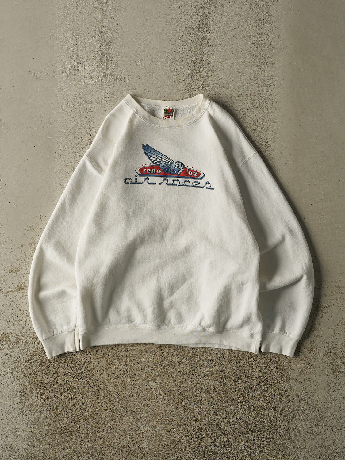 Vintage 02' White Reno Air Racer Crewneck (M/L)