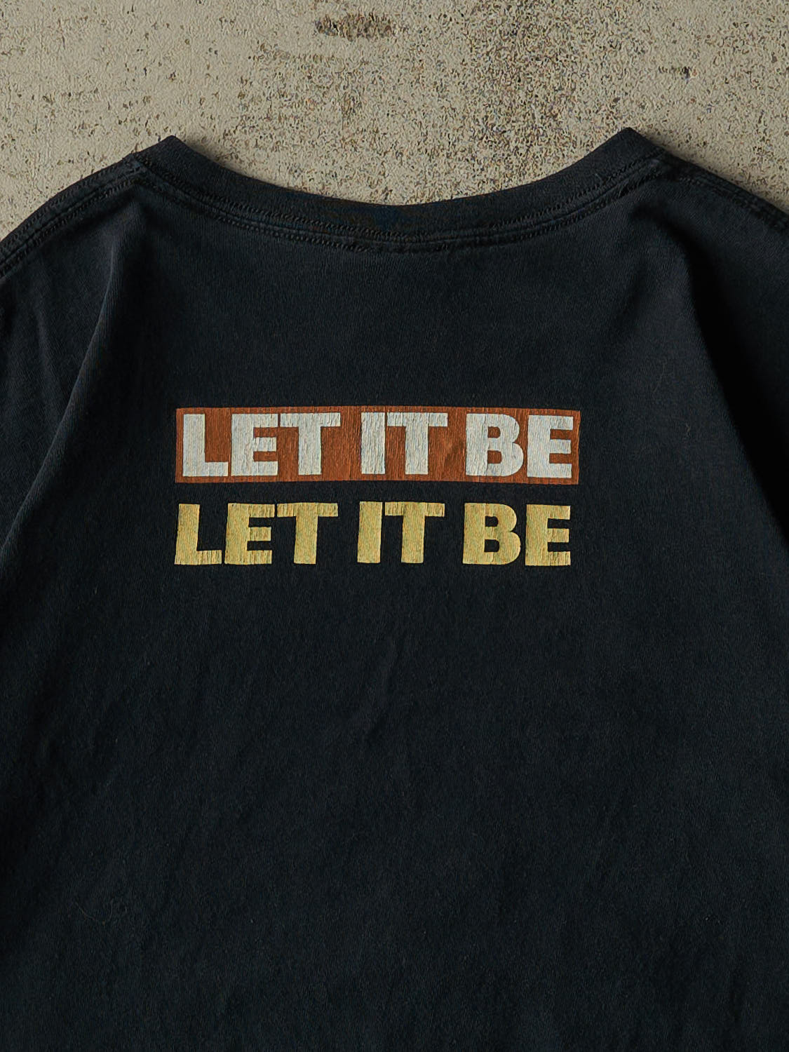 Vintage 09' Faded Black The Beatles "Let It Be" Tee (M/L)