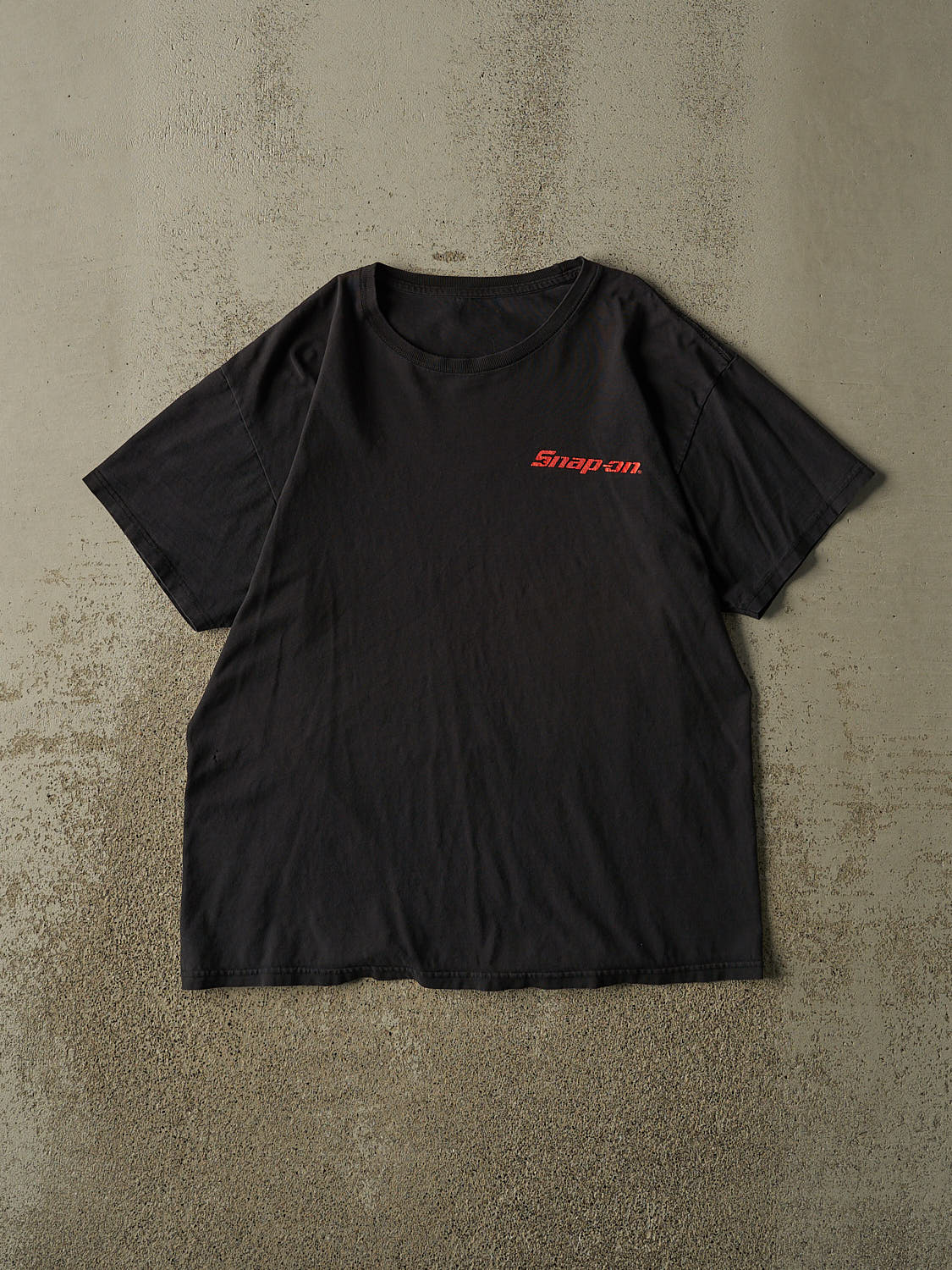 Vintage Y2K Faded Black Snap-On "For Every Job" Tee (L)