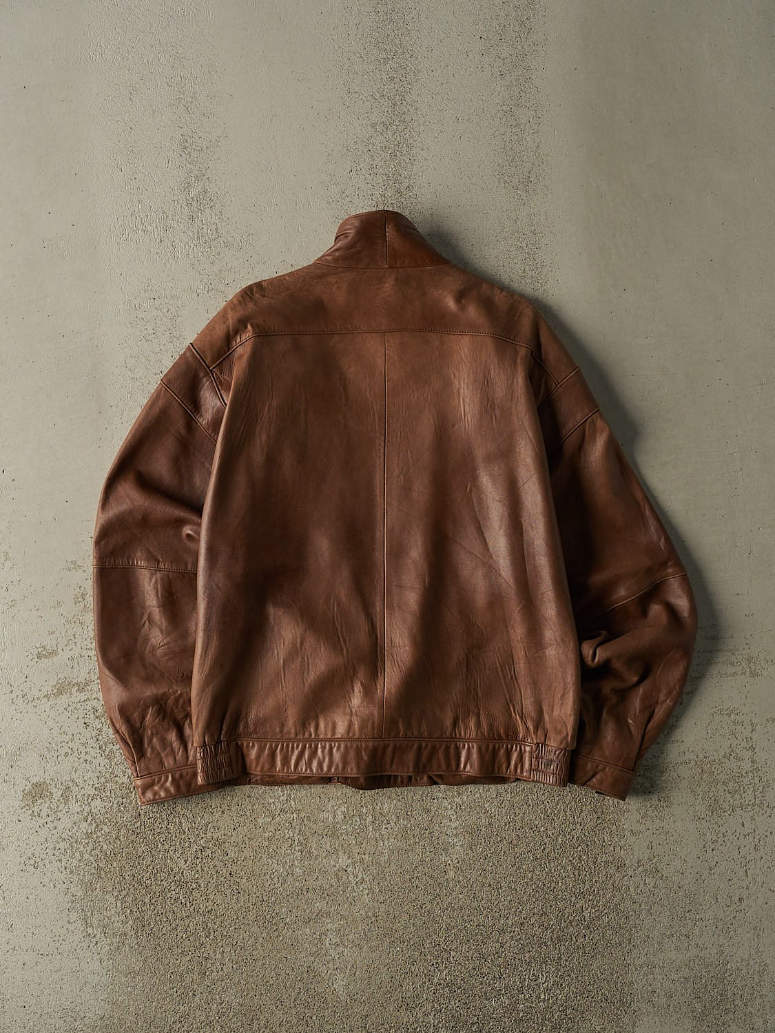 Vintage 90s Brown Soft Leather Jacket (M/L)