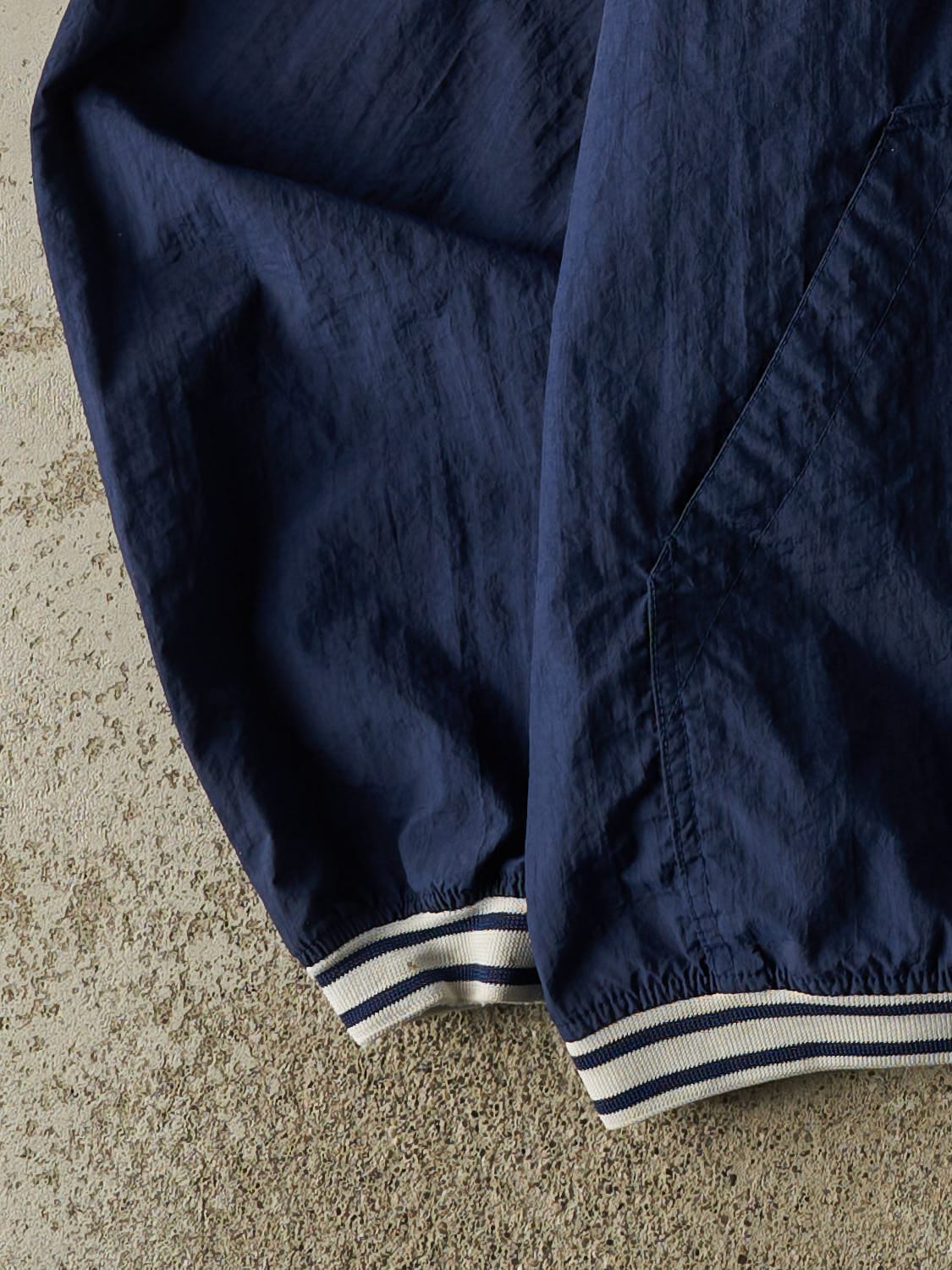 Vintage 90s Navy Blue Nike Pull Over Windbreaker Jacket (XL)