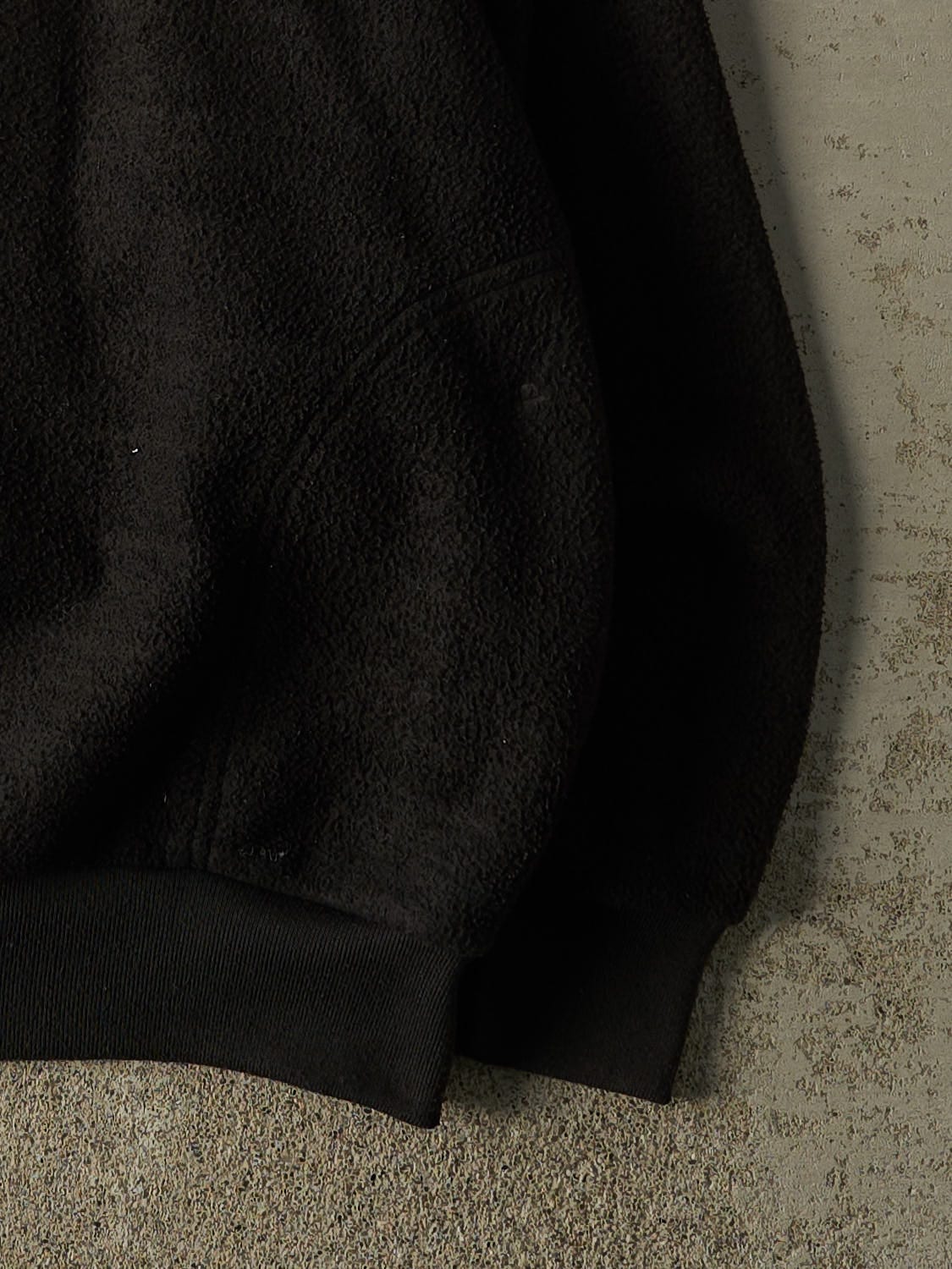 Vintage 90s Black Quarter Zip Fleece (L/XL)