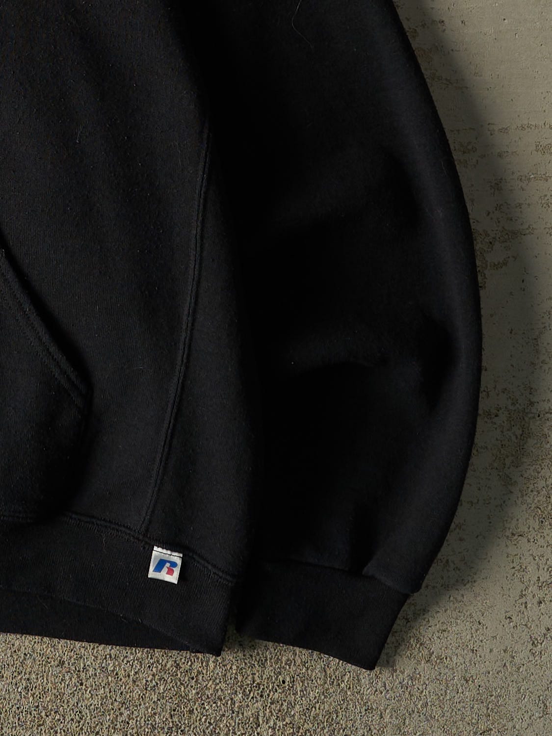 Vintage Y2K Black Russell Athletic YKFD Hoodie (XL)