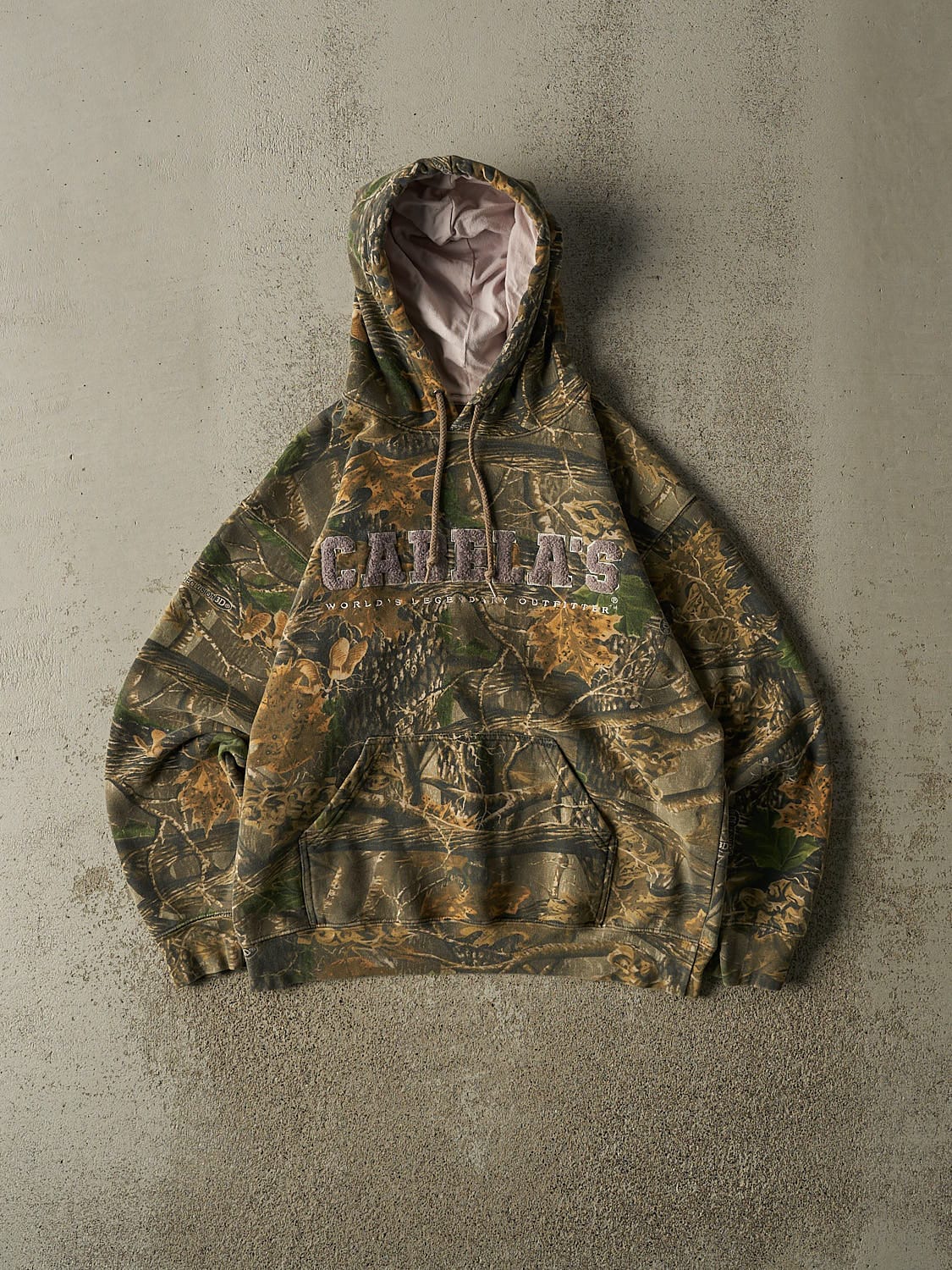 Vintage Y2K Camo Cabela's Hoodie (S/M)