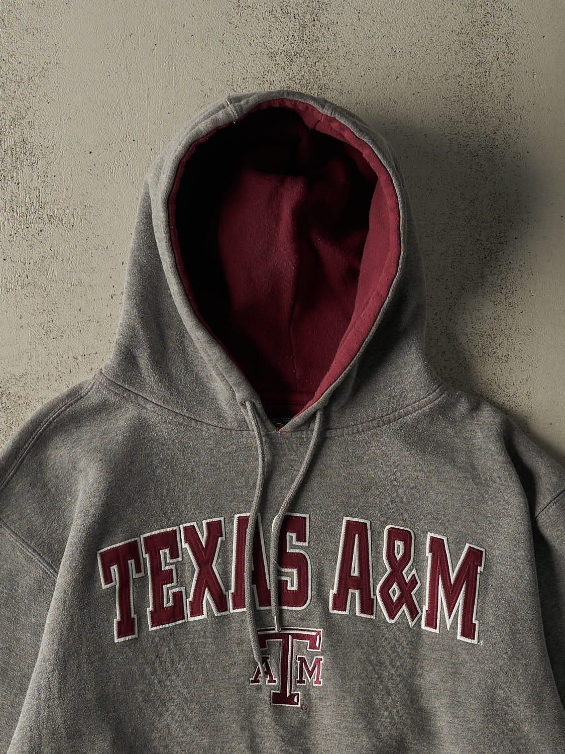 Vintage Y2K Grey Texas A&M Hoodie (XL/XXL)